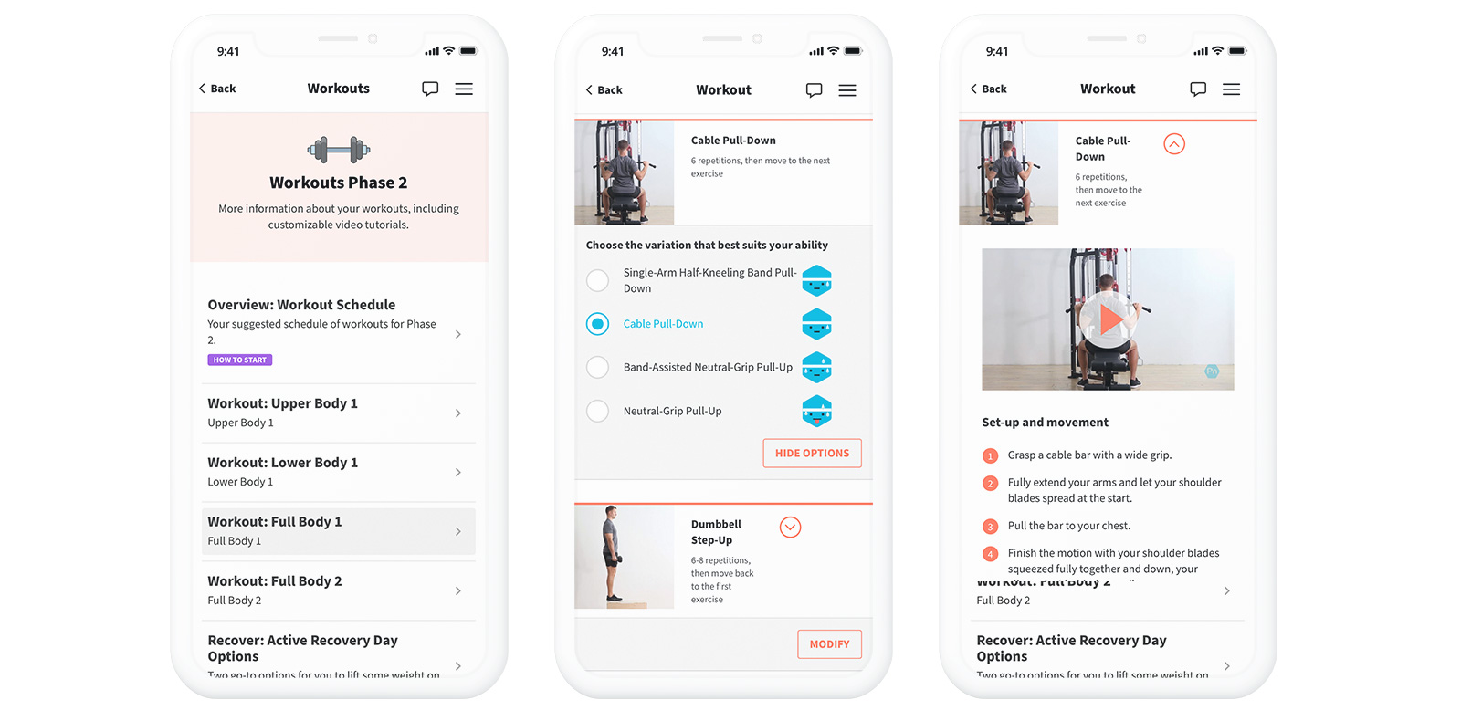 LVX and ProCoach workouts